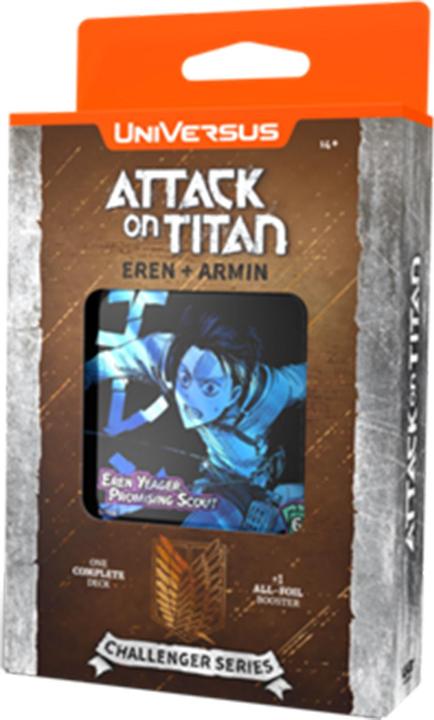 Actual product image Pokémon UniVersus CCG: Attack on Titan "Battle for Humanity" Challenger Series Deck - EN (English, Deck)