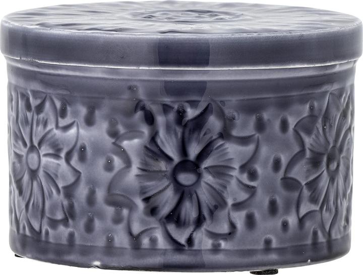 Actual product image Creative Collection Ena Jar w/Lid, Blue, Metal