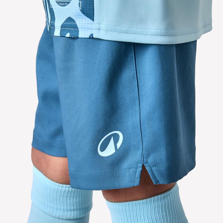 Produktbild Kipsta Mädchen Fussball Shorts - Viralto dunkelgrau (8, 9, 10)