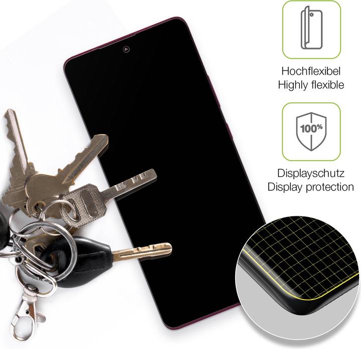 Actual product image Dipos Full Cover Screen Protector Matte (1 Piece, Motorola Edge 30 Fusion)