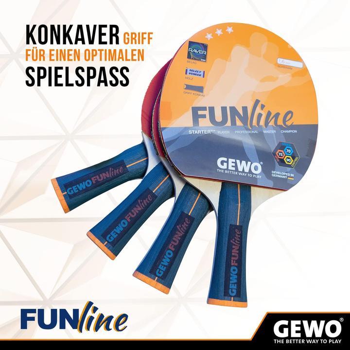 Produktbild Gewo Tischtennisschlägerset