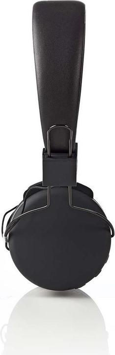 Immagine prodotto Nedis Microfono integrato Bluetooth On-Ear pieghevole nero, HPBT1100BK, taglia unica (15 h, Senza fili)
