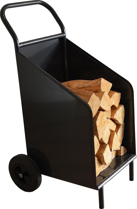 Image du produit Nischenmarkt Chariot à bois pour cheminée Anthracite