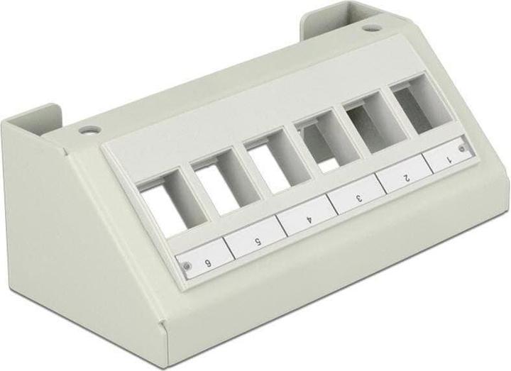 Delock Keystone Leergehäuse Multimedia (Kabelbinder)