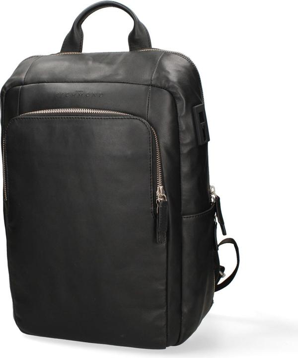 Immagine prodotto John Richmond Herren Rucksack Aus Echtleder - Sonder Modell - 41.0 X 28.0 X 13.0 Cm