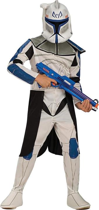 Produktbild Rubies Star Wars Captain Rex Kostüm: Blue Clonetrooper Kinderkostüm (S)