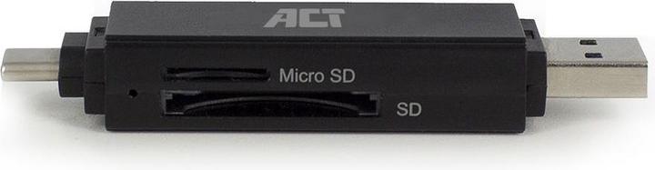 Immagine prodotto Lettore di schede USB 3.2, SD/micro SD, USB-C o USB-A, nero (USB-C 3.2 Gen 1)