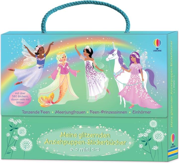 Immagine prodotto I miei libri di adesivi per bambole vestite di glitter mini