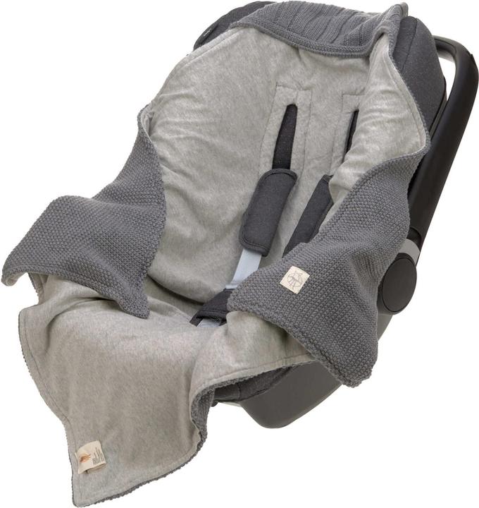 Image du produit Lässig Couverture tricotée pour siège auto bébé (78 x 78 cm)