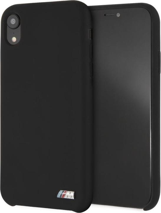 Produktbild BMW Etui BMHCI61MSILBK iPhone Xr czarny/black hardcase Silicone M Collection (Apple iPhone XR)