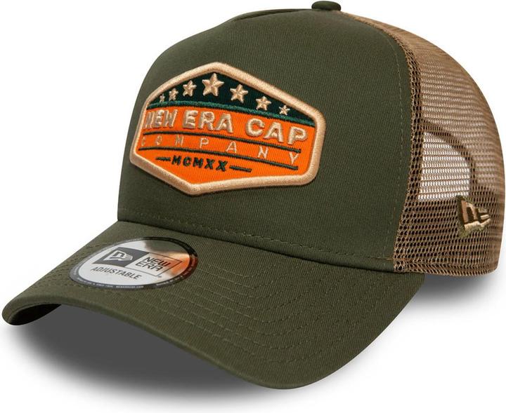 Image du produit New Era Adjustable Trucker Cap - Brand Patch Olive