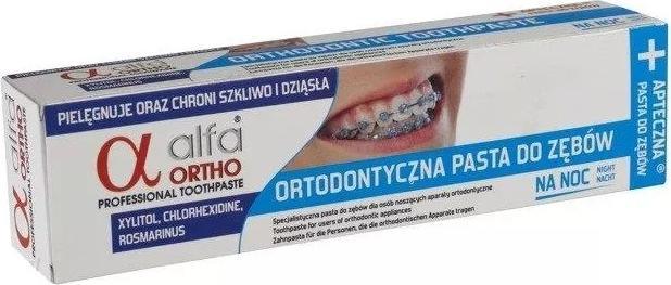 Produktbild Alfa Ortho Kräuterzahnpasta für die Nacht für Menschen, die 75 ml orthopädischer Apparate tragen - l (75 ml)