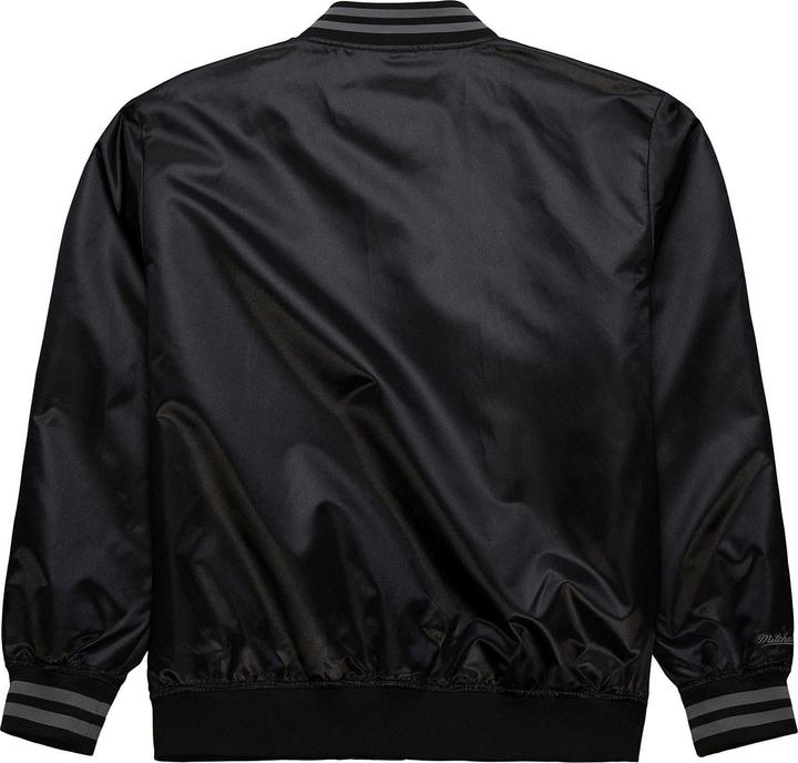 Produktbild Mitchell & Ness M&N Satin Bomber Jacke - STATESIDE Chicago Bulls schwarz - M (M)