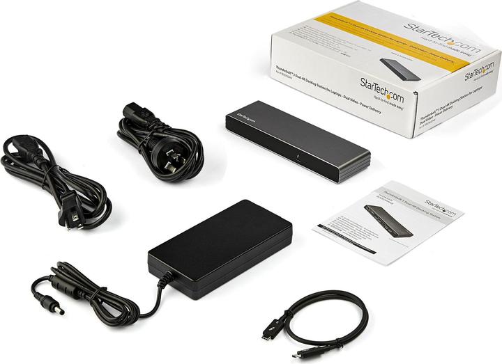 Produktbild StarTech Thunderbolt 3 Dock (Thunderbolt, 2 Ports)