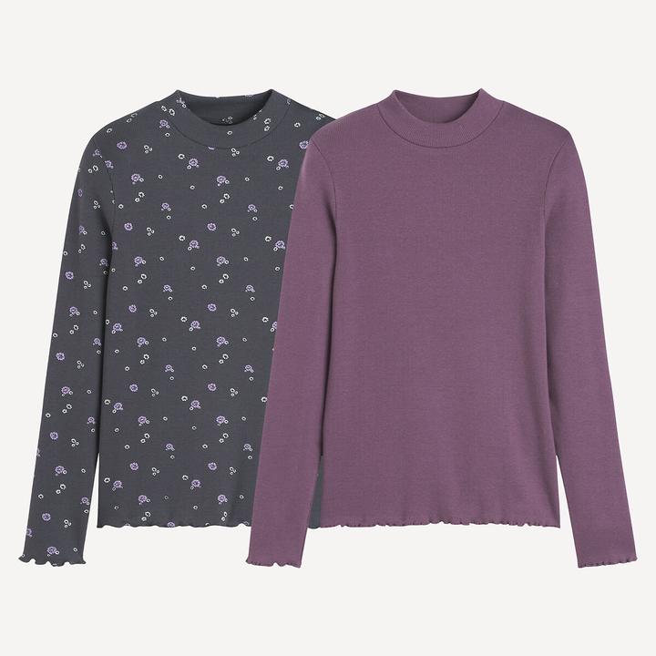 Produktbild La Redoute Collections 2er-Pack gerippte Shirts mit Stehkragen (94)