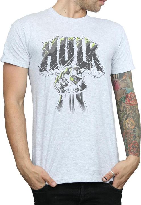 Actual product image Mens Hulk Punch Logo T-Shirt (3XL)