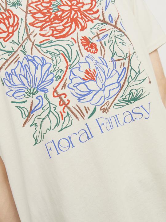Produktbild Jack & Jones Jorfloral Tee Ss Crew Neck Ft Styd Pls (XXL)