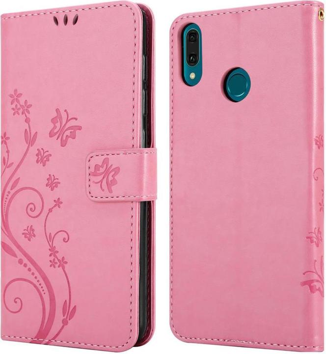 Actual product image Cadorabo Flower Book Cover (Huawei Y9 (2019))