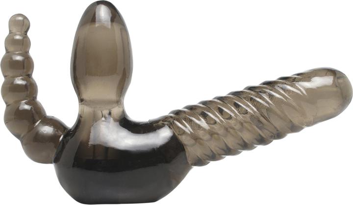 Actual product image Shots Strapless Strap-On With Anal Stimulation