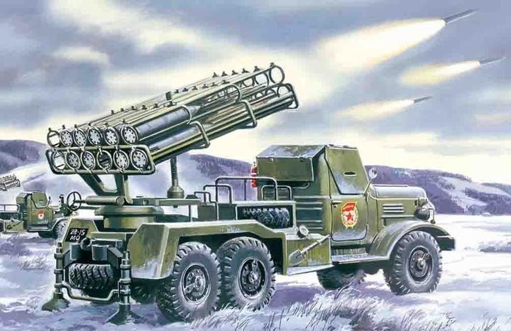 Actual product image ICM Russian rocket launcher BM-24-12