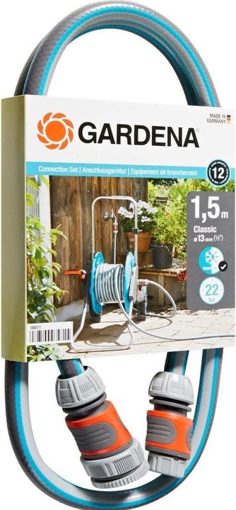 Produktbild Gardena Anschlussgarnitur Classic (1.50 m, 12.70 mm)