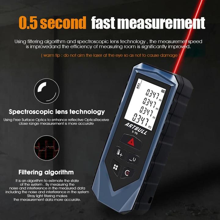 Actual product image Cbx 100m laser rangefinder R100, digital distance measuring device, laser measuring device (100 m, 690 nm)