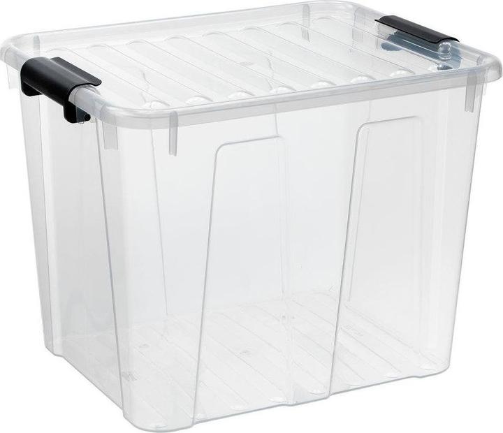 Produktbild Plast team Container with lid Home Box 40L clear gray (40 l)