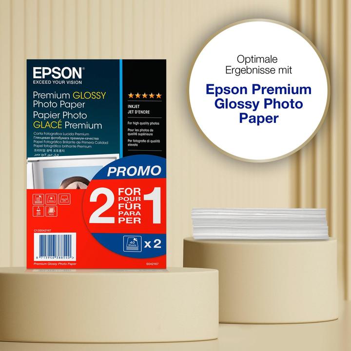 Actual product image Epson Premium Glossy (255 g/m², 10 x 15 cm, 80 x)