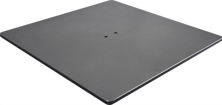 Simausrom Jaco Bodenplatte mit Anschraubplatte ø 450x450 mm, schwarz/Edelstahl gebürstet