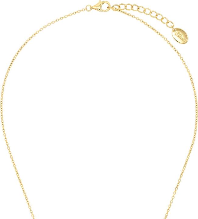 Produktbild S.Oliver Halsschmuck für Damen, 925 Sterling Silber, Zirkonia (synth.) | Kreuz (Silber 925, 3 cm)
