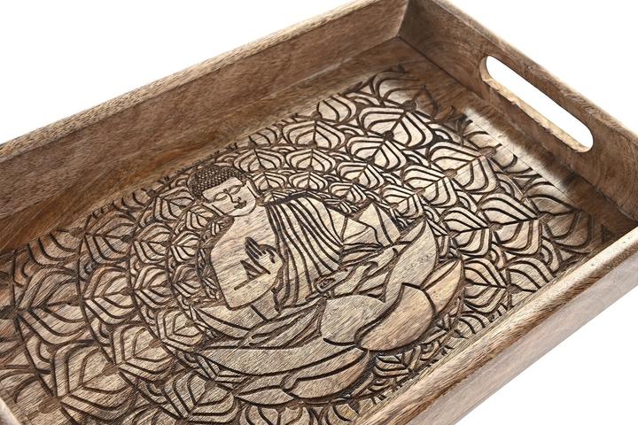 Immagine prodotto DKD Home Decor Tablettset 2 Stück Dunkel Mango- (2 Stück)