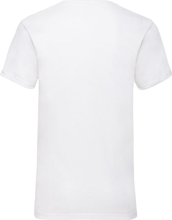 Actual product image Fruit of the Loom Mens Valueweight Plain V Neck T-Shirt (4XL)
