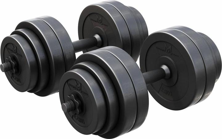 Actual product image Gyronetics Dumbbell set (8 x 2.5 kg, 4 x 1.25 kg, 4 x 0.75 kg)