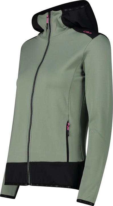 Actual product image CMP Campagnolo CMP Stretch Performance Hood Fleecejacke Mineral Damen (36)