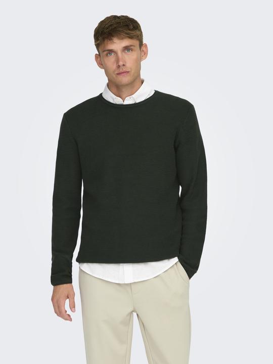 Produktbild Only & Sons Onseric Reg 12 Struc Crew Knit Noos (XS)