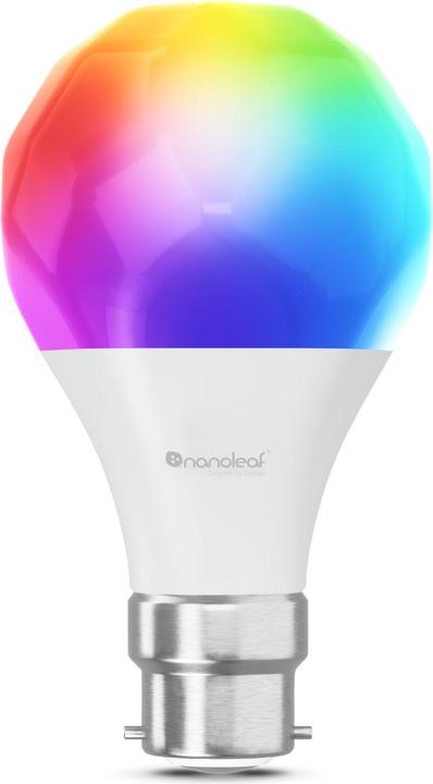 Nanoleaf Essentials Smart A60 Lampadina B22 Materia 9W 806Lm RGBCW 2700-6500K (B22, 806 lm, 1 x, F)