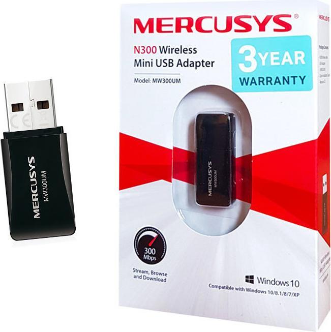 Actual product image Mercusys MW300UM Network Card Built-in USB (USB)
