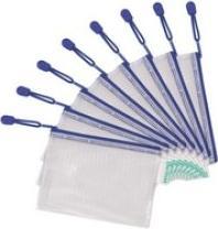 Produktbild Tarifold Reiáverschlusstasche ZIPPER, DIN A6, PVC, blau (A6)