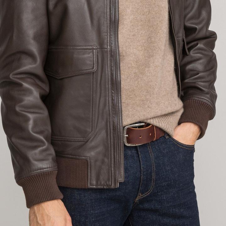 Immagine prodotto La Redoute Collections Giacca in pelle stile bomber (M)