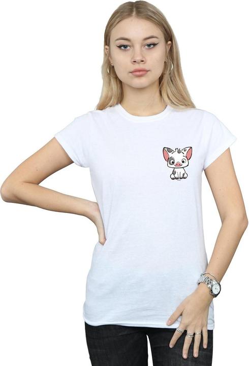 Immagine prodotto Disney Moana Pua The Pig Breast Print Maglietta Donna (XL)