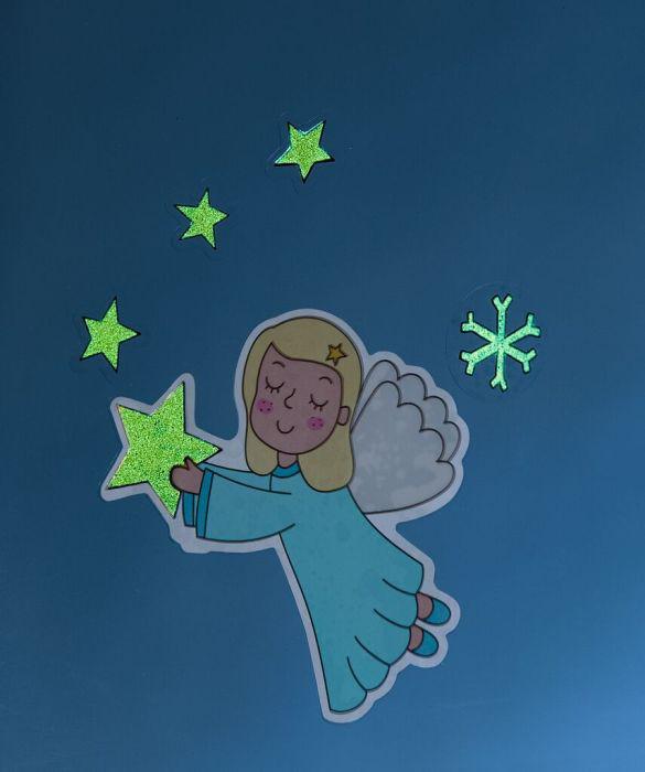 Produktbild Nachtleuchtendes Fenstersticker-Set
