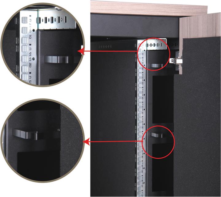 Actual product image Digitus 483 mm (19") SOUNDproof rack (108.57 RU, 19 inch rack)