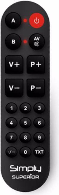 Immagine prodotto Superior Simply Numeric (Telecomando universale, Infrarossi)