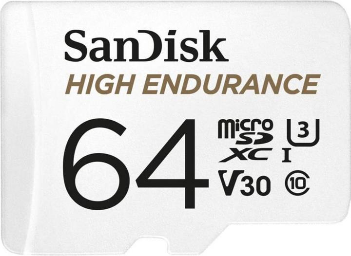 Productafbeelding SanDisk High Endurance (64 GB, microSDXC, U3, UHS-I)