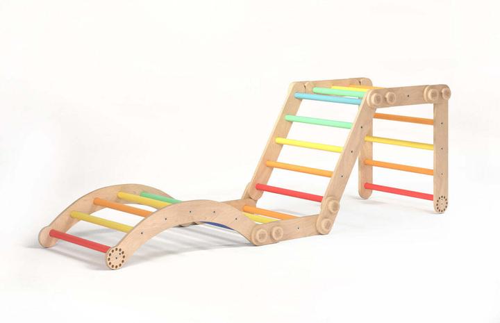 Actual product image Montessori Maxi climbing frame - Set XL - Hell ® Sport&Gym