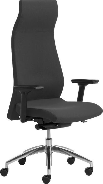Image du produit Leyform Fauteuil de direction ENERGY, avec accoudoirs, mécanisme synchronisé, revêtement en cuir véritable