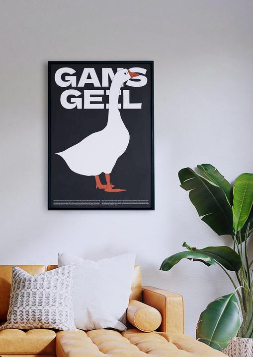 Produktbild Plakativ Gans Geil Poster A1 (59.5 x 84 cm)