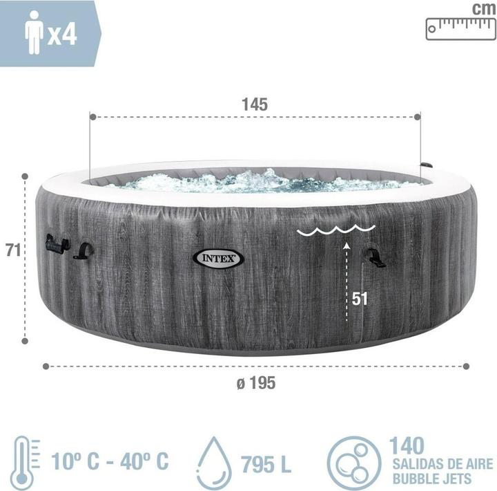 Produktbild Intex Greywood Deluxe-Set (4 Pers.)
