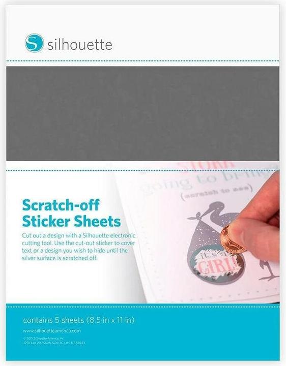 Produktbild Silhouette Aufkratz Papiersticker