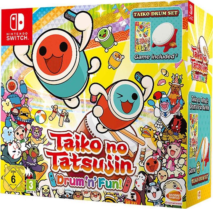 Actual product image Bandai Namco Taiko no Tatsujin: Drum'n Fun - Collectors Edition (Switch, Switch Lite, Switch OLED, Multilingual)